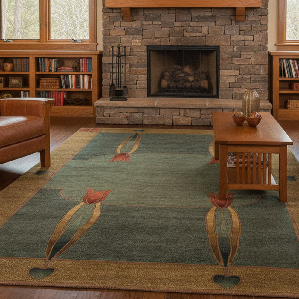 How to Layer Rugs and Lighting in Craftsman Interior Rooms With Purpose