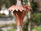 Sunflower Copper Rain Chain