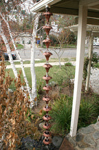 Sunflower Copper Rain Chain