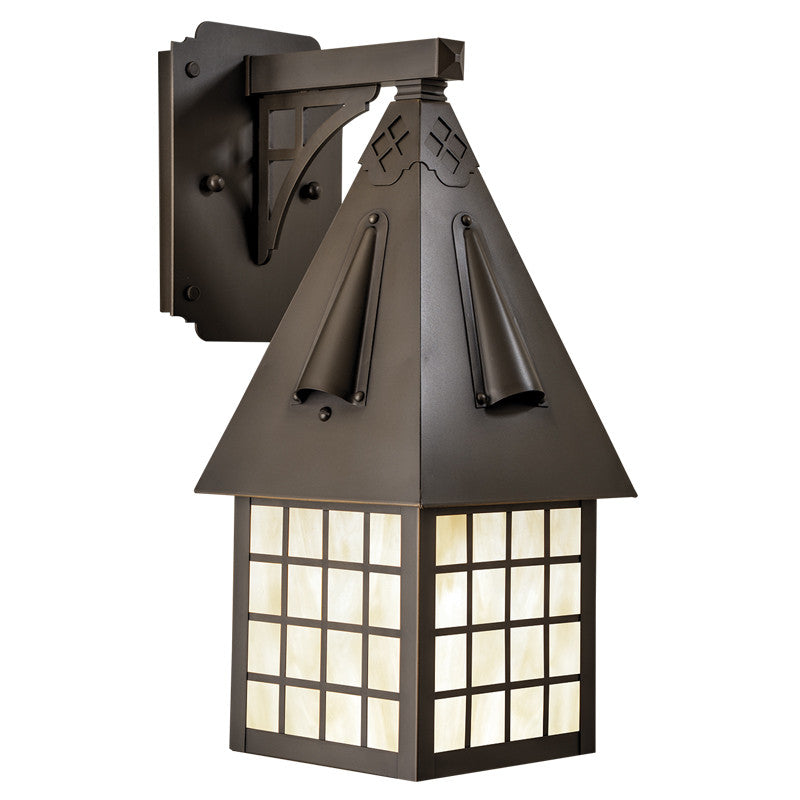 Annandale Fixed Arm Sconce with 8" Roof 1004-8