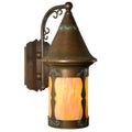Castle Hill Fixed Arm Sconce with 9.5" Roof 1014-1