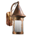 Castle Hill Fixed Arm Sconce with 5.75" Roof 1012-1