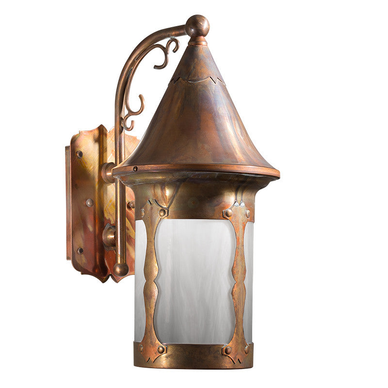 Castle Hill Fixed Arm Sconce with 7.5" Roof 1013-1