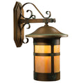 Holly Scroll Arm Mount Sconce with 6.5" Roof 102-1
