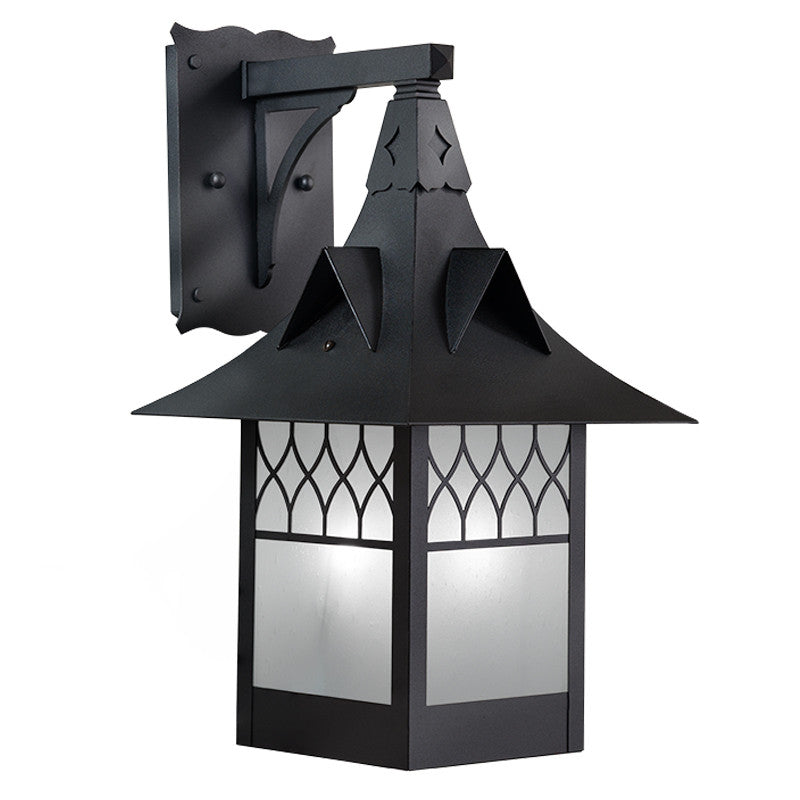 Bridgeview Fixed Arm Sconce with 6.25" Roof 1042-8