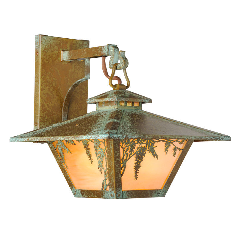 Westmoreland Hooked Arm Sconce with 10" Roof 122-1