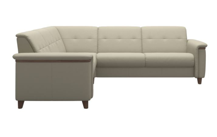 Stressless Flora Wood Sectional 2-2.5 seater