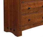 Olde Town Mission 3 Drawer Night Stand  1540-JF
