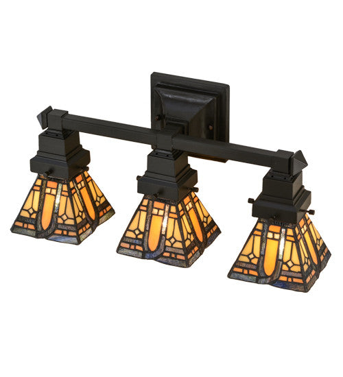20"W Sierra Prairie Mission 3 LT Vanity Light