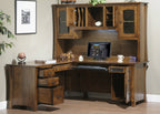 Woodbury L-Desk and Hutch 1541-YT-1550