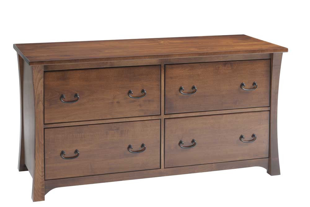 Woodbury Four Lateral Drawer  File Credenza 1580-YT