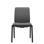 Stressless Laurel Low Back Dining Chair – D100 – Without Arms, Black legs