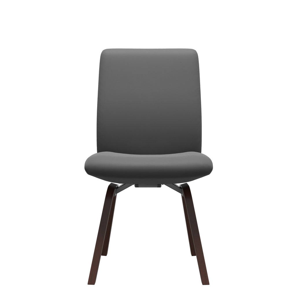 Stressless Laurel Low Back Dining Chair – D200 – Without Arms, Walnut legs
