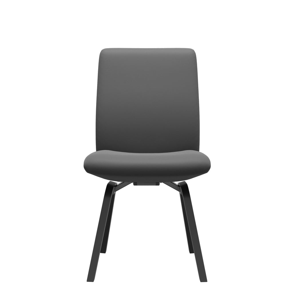 Stressless Laurel Low Back Dining Chair – D200 – Without Arms, Black legs