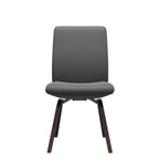 Stressless Laurel Low Back Dining Chair – D200 – Without Arms, Brown legs