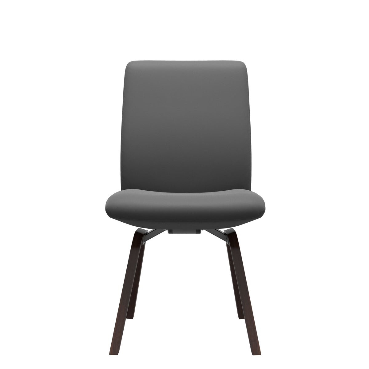 Stressless Laurel Low Back Dining Chair – D200 – Without Arms, Brown legs
