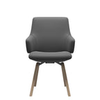 Stressless Laurel Low Back Dining Chair – D200 – With Arms, Natural legs