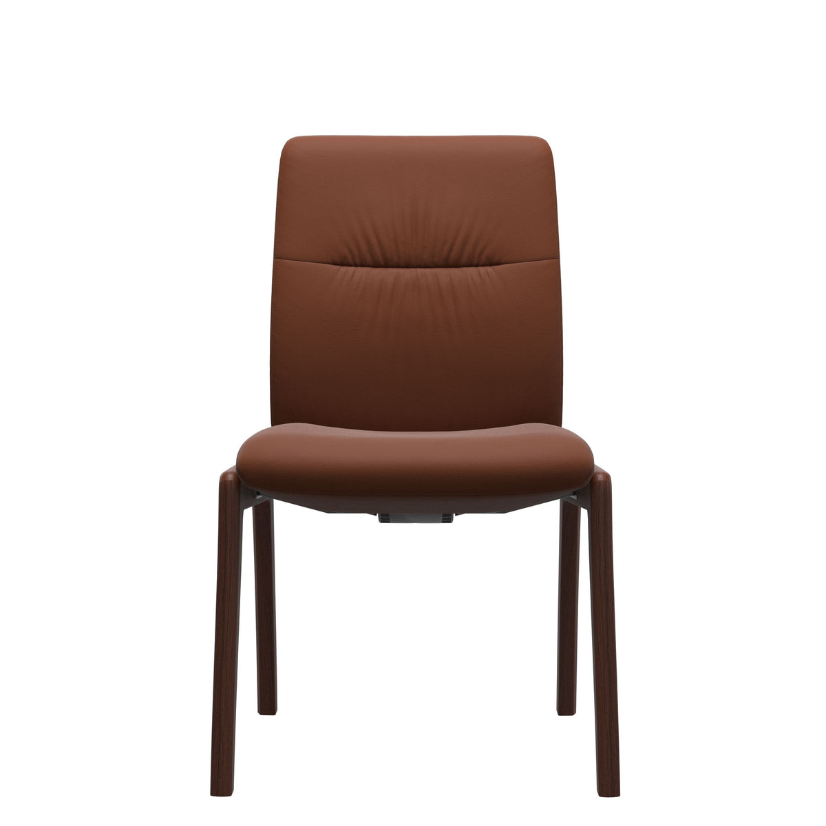 Stressless Mint Low Back Dining Chair – D100 - Without Arms - Paloma Copper - Walnut legs