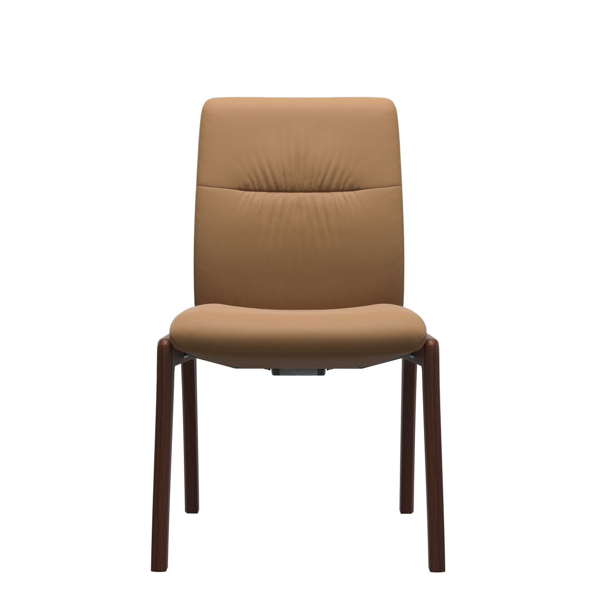 Stressless Mint Low Back Dining Chair – D100 - Without Arms - Paloma Taupe - Walnut legs