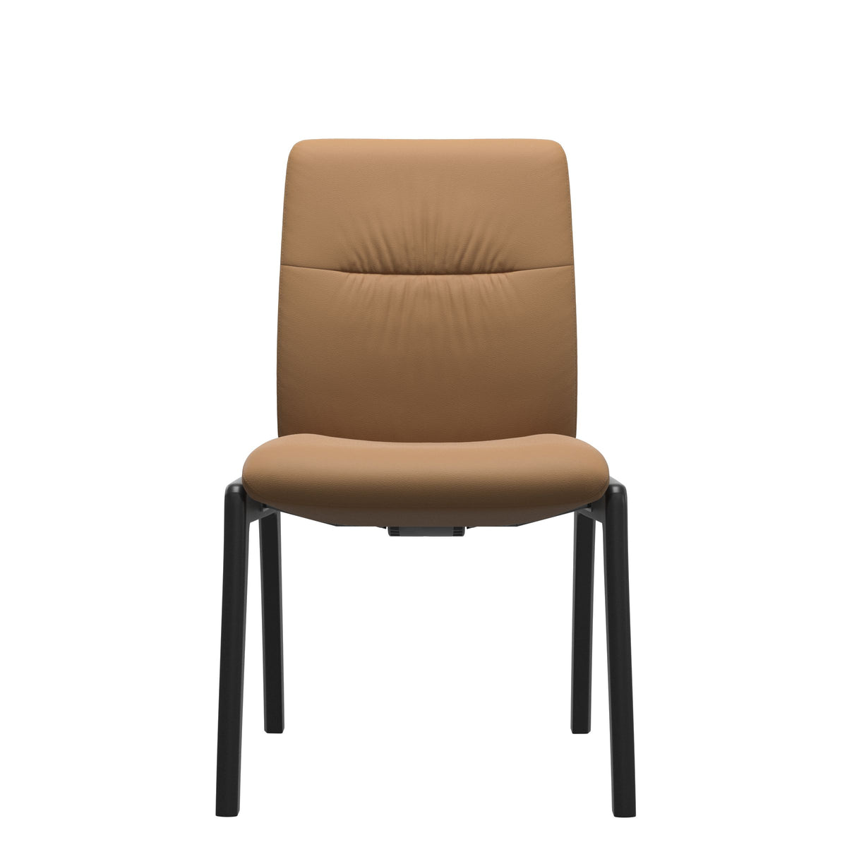 Stressless Mint Low Back Dining Chair – D100 - Without Arms - Paloma Taupe - Black legs