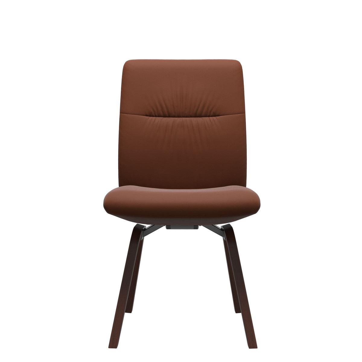 Stressless Mint Low Back Dining Chair – D200 - Without Arms - Paloma Copper - Walnut legs