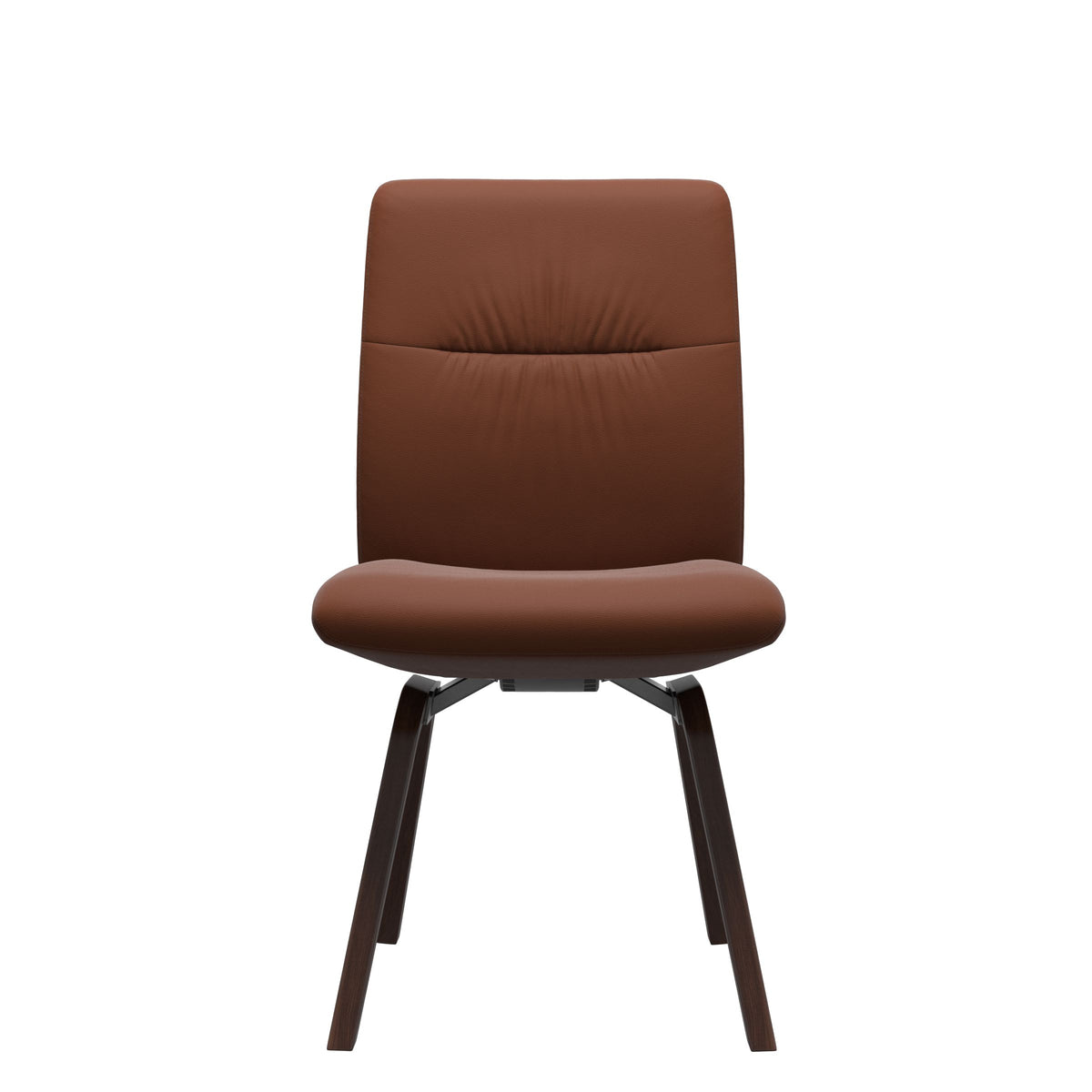 Stressless Mint Low Back Dining Chair – D200 - Without Arms - Paloma Copper - Brown legs