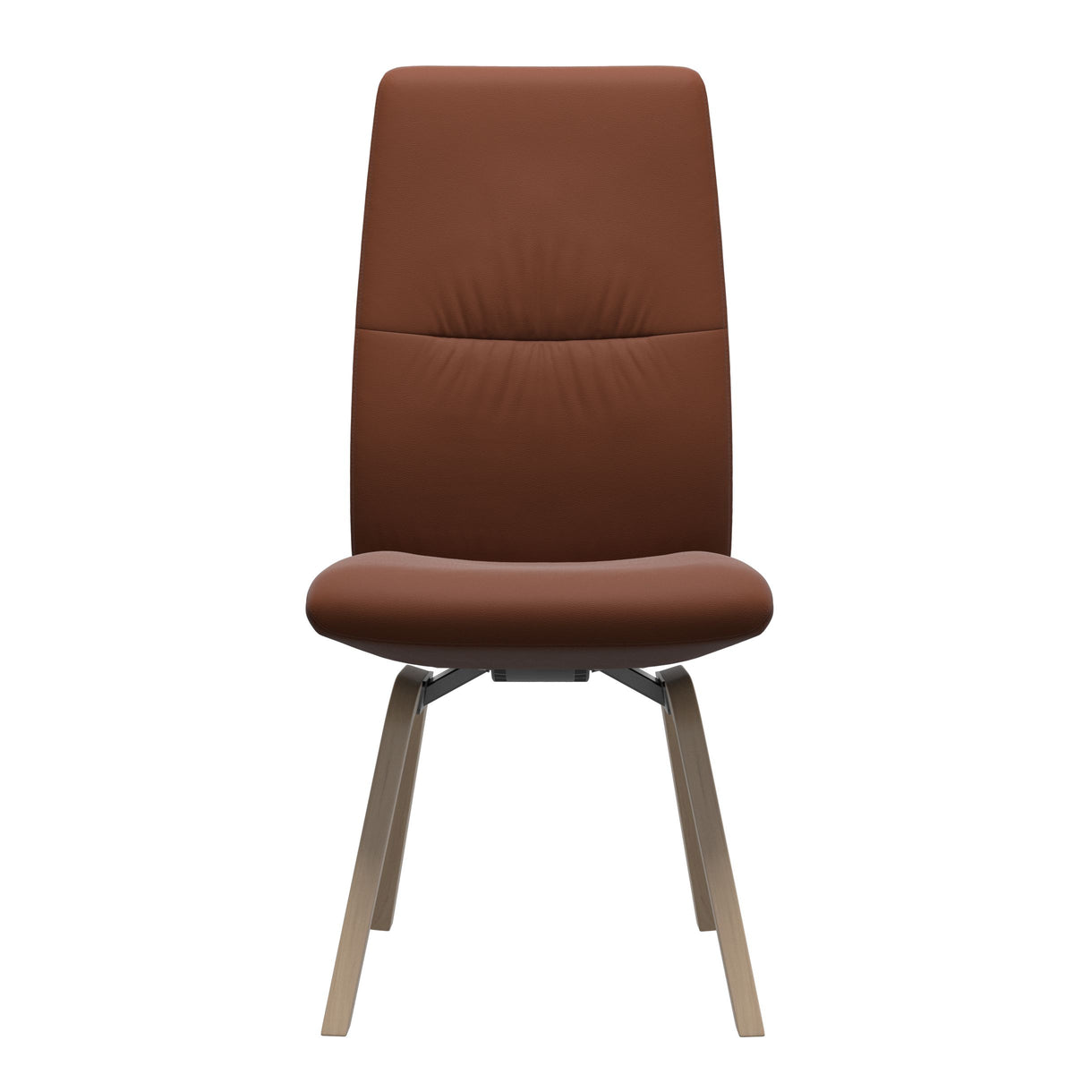 Stressless Mint High Back Dining Chair – D200 - Without Arms - Paloma Copper - Natural legs