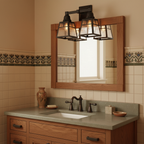 2-Light Sconce – Craftsman Bathroom Vanity