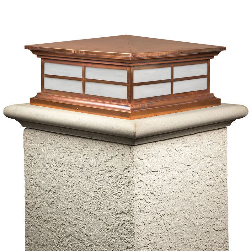 Hampton Shallow Column Mount with 15" Roof  2204-61-W14
