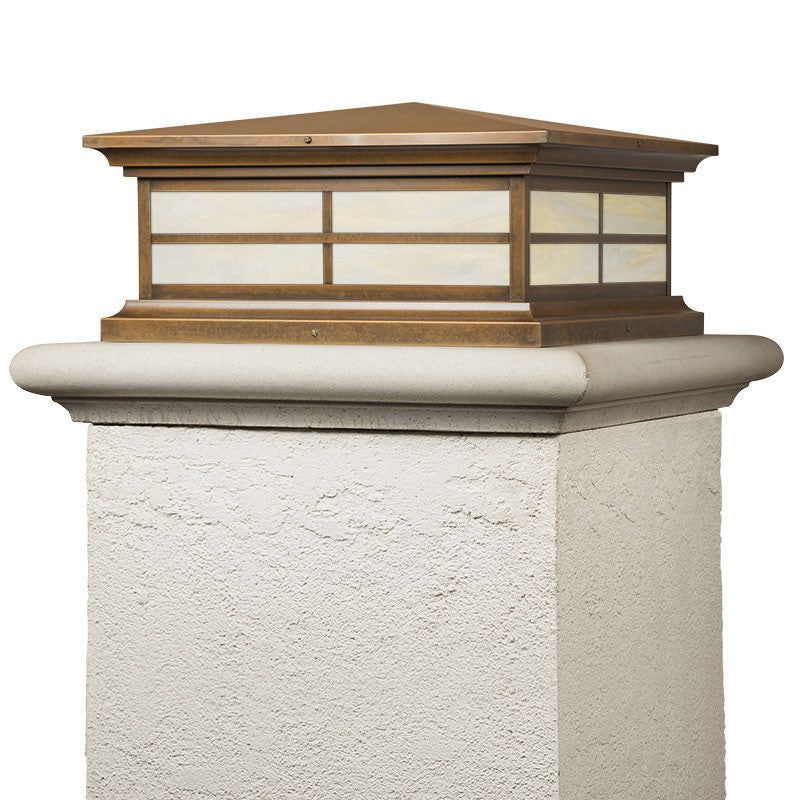 Hampton Shallow Column Mount with 12" Roof  2203-61-W14