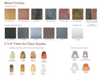 Metal and Glass Options