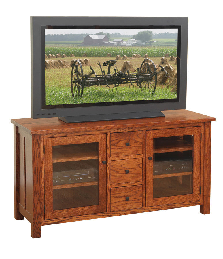 56" W Canted Mission TV Stand  39-602-DDD-HOPE