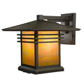 Mariposa Fixed Arm Sconce with 15" Roof 394-1