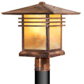 Mariposa Post Mount with 9" Roof 392-3