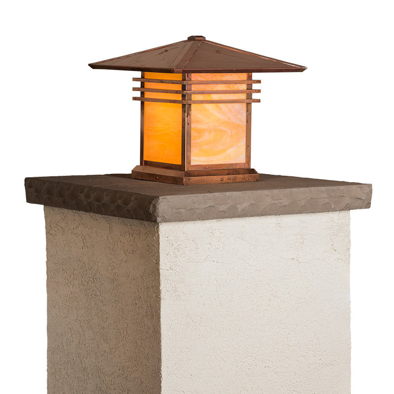 Mariposa Column Mount with 12" Roof 393-6