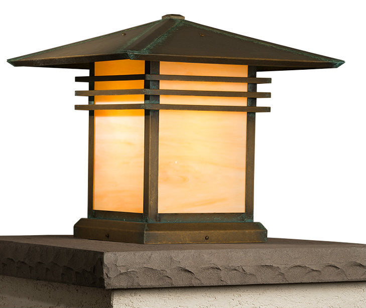 Mariposa Column Mount with 21" Roof 396-6