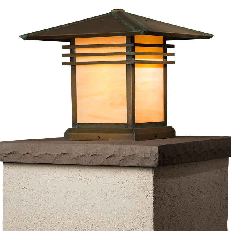 Mariposa Column Mount with 15" Roof 394-6