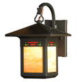 Glen Canyon Hooked Arm Sconce with 12" Roof 403-1