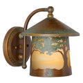 Huntington Curved Arm Mount with 10" Roof  414-1