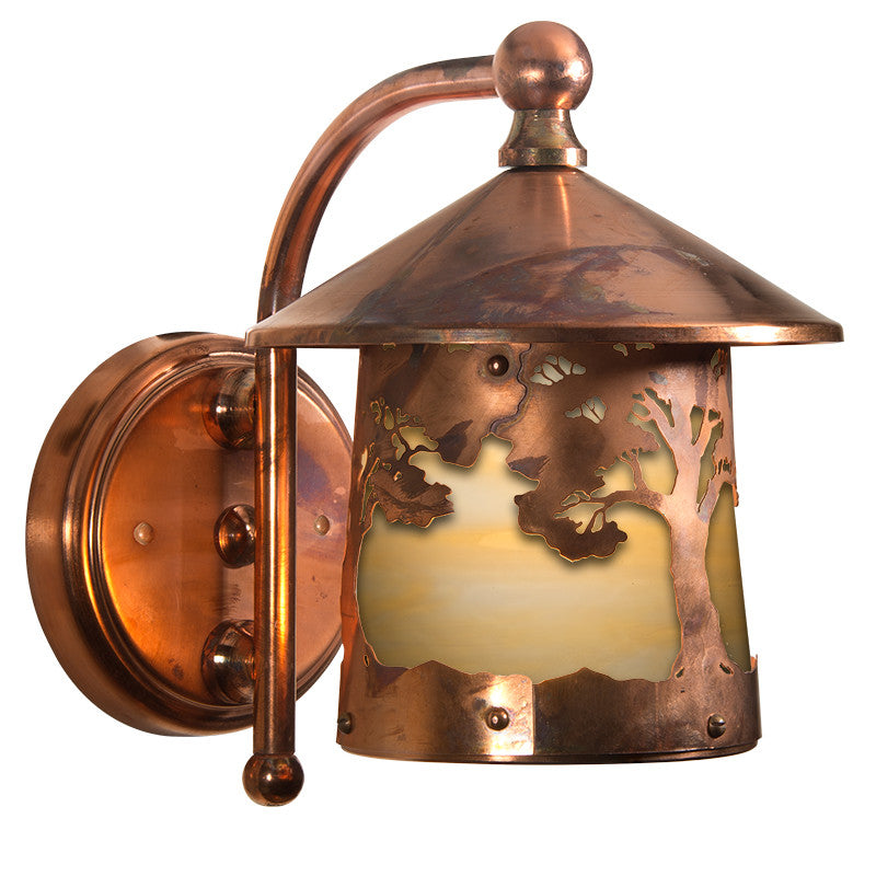 Huntington Curved Arm Mount with 8" Roof  413-1