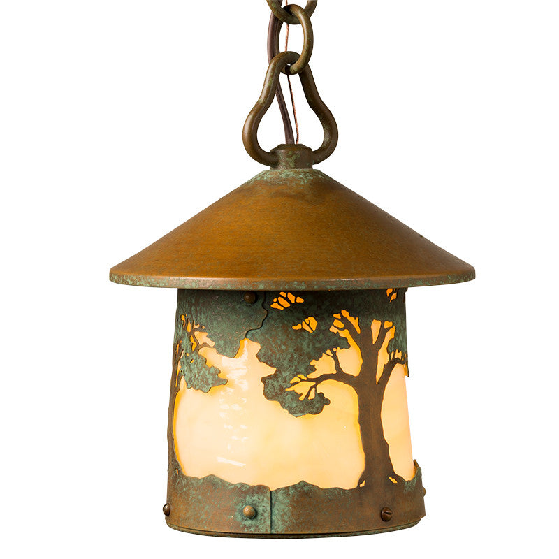 Huntington Chain Mount Pendant with 8" Roof 413-4