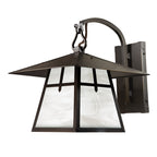 Palisades Hooked Arm Sconce with 8" Roof 422-1