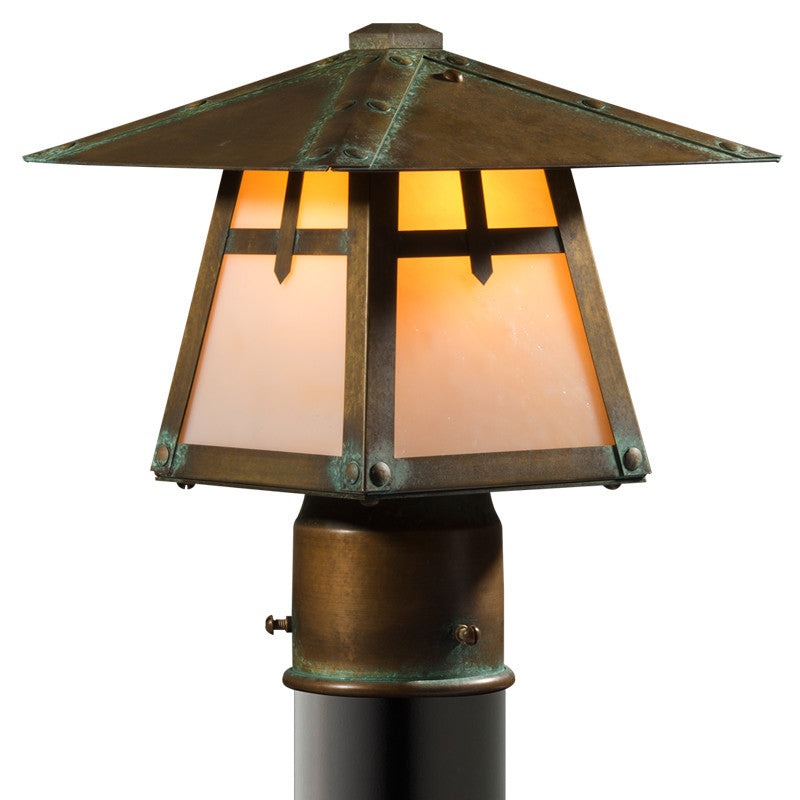 Palisades Post Mount with 12" Roof 423-3