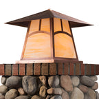 Palisades Column Mount with 24" Roof 427-6