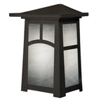 Waverley Flush Wall Sconce with 10" Roof 444-2