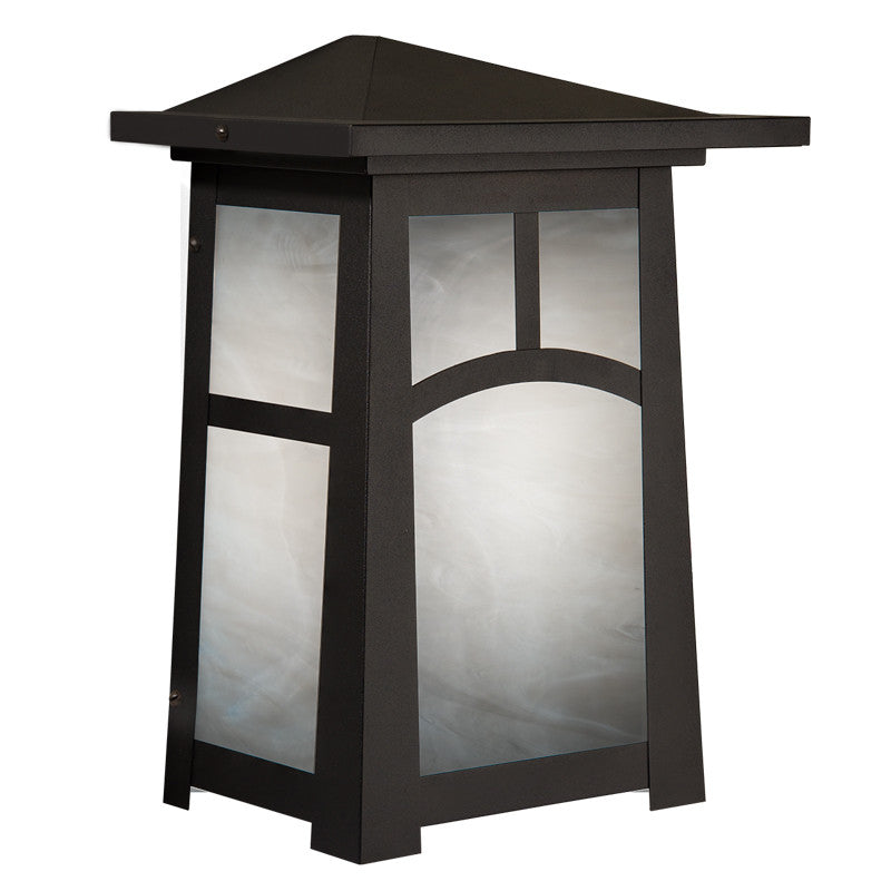 Waverley Flush Wall Sconce with 8" Roof 443-2