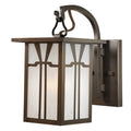 Woodfield Hook Arm Sconce with 6.75" Roof 463-1