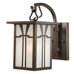Woodfield Hook Arm Sconce with 13.5" Roof 466-1