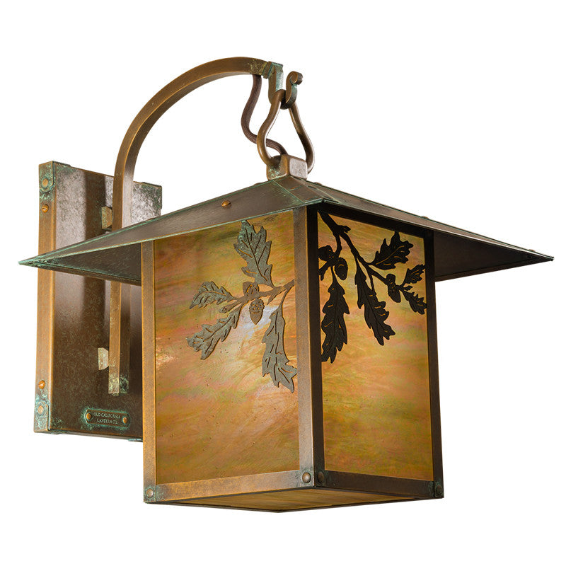 Brookdale Hooked Arm Sconce with 18" Roof 495-1