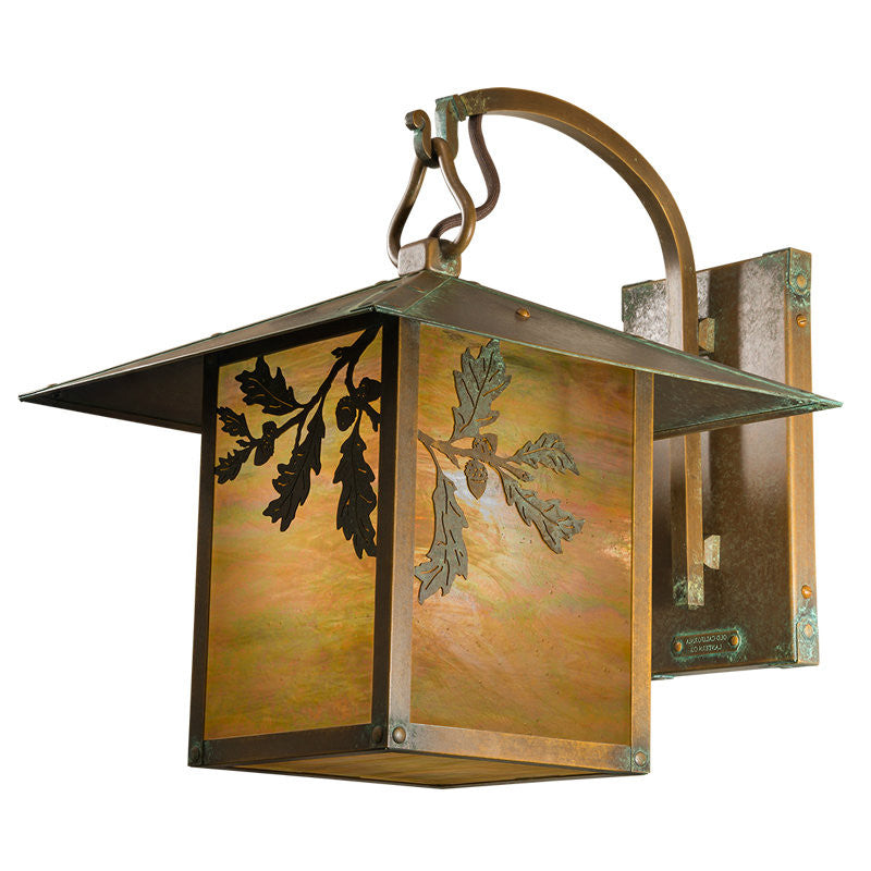 Brookdale Hooked Arm Sconce with 15" Roof 494-1